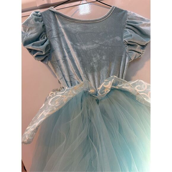 Cinderella Dress Blue with necklace | Toddler girl Size 4-5 - Picture 8 of 13